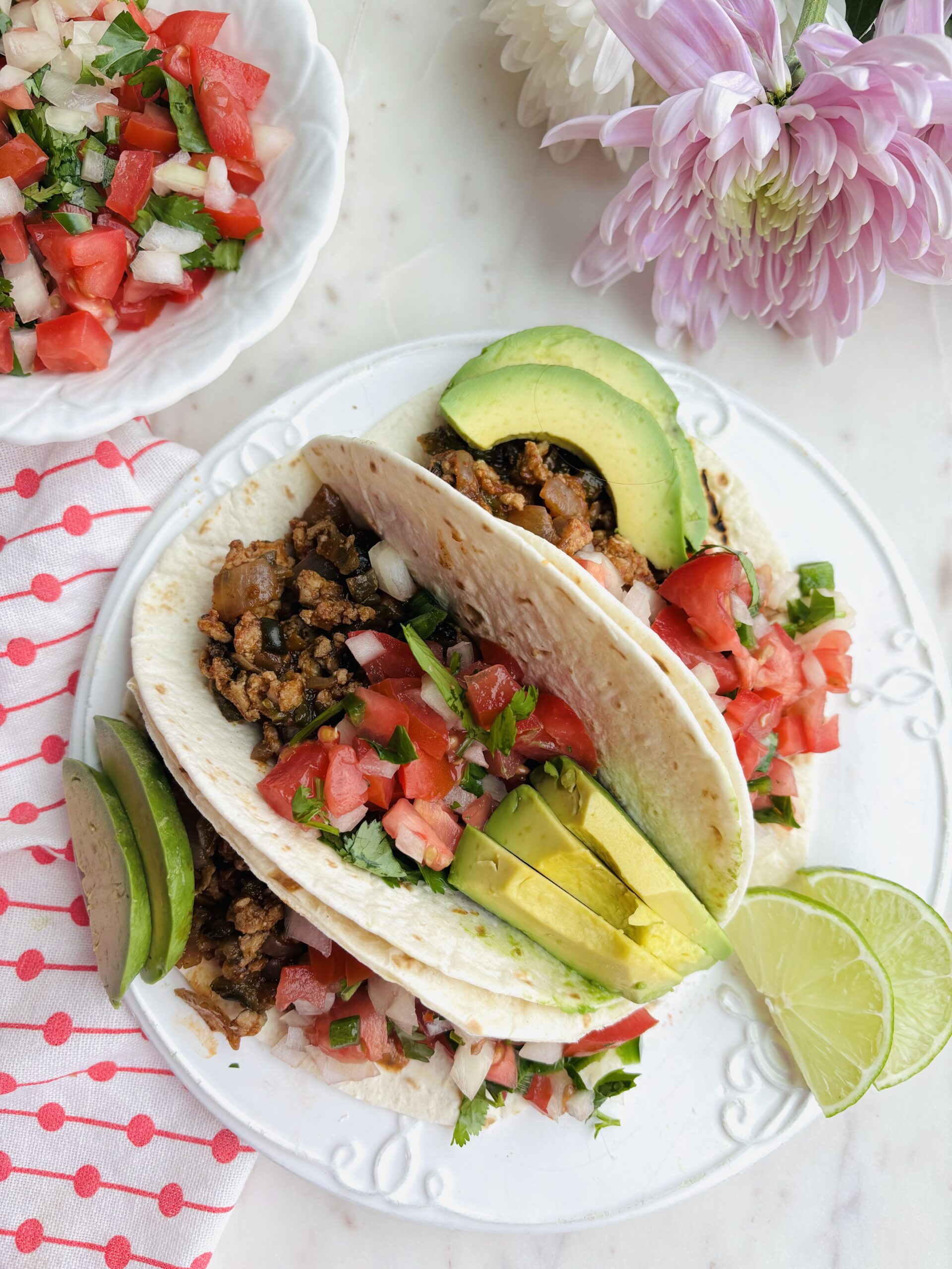 Chipotle Ground Chicken Tacos - A Perfect Feast